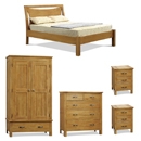 Havana Light Oak Bedroom Set