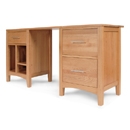 Hereford Oak Double Pedestal Desk