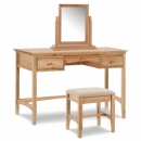 Hudson Oak Dressing Table Set