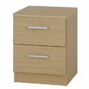 Infuze Shaker Bedside two Drawer Cabinet