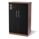 Knightsbridge Black Compact Wardrobe