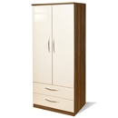 Knightsbridge Cream 2 Drawer Wardrobe