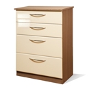 Knightsbridge Cream 4 Drawer Deep Chest