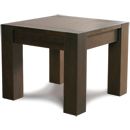 Lyon Walnut Square Lamp Table