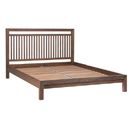 Meridian Walnut Spindle Bedstead