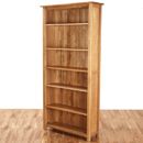 FurnitureToday Metro Living Solid Oak 6ft Bookcase