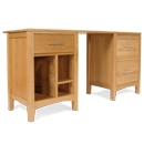 Milano Oak Double Pedestal Desk