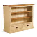 Mottisfont Painted Pine 2 Drawer Bookcase