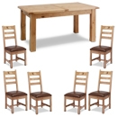 Normandy Oak 6ft Dining Set