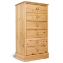 One Range Pine 6 Drawer Chest