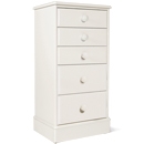 One Range White Painted 3 + 2 Deep Drawer Slim