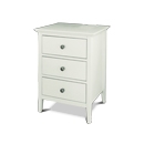 Princeton 3 Drawer Bedside Table