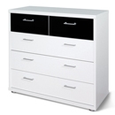 Rauch Plus 2 White 5 Drawer Chest