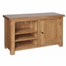 Rustic Oak standard TV cabinet