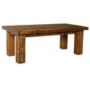 Rustic pine coffee table