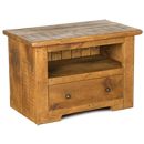 FurnitureToday Rustic Plank TV Cabinet