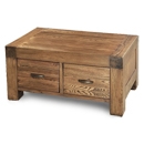 Santana Reclaimed Oak 2 Drawer Coffee Table