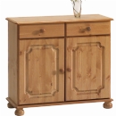 Scandinavian pine small sideboard