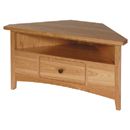 FurnitureToday Solid Ash Corner TV Cabinet 