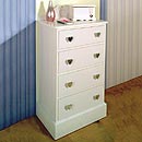 Sweetheart 4 Drawer Wellington Chest 