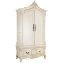 The Elegance French Style 2 door combi wardrobe