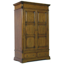 Toscana Collection dark wood wardrobe