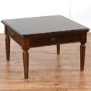 Vanessa dark wood Square Coffee Table