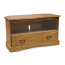 FurnitureToday Vermont Ash Corner TV Cabinet