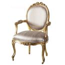 Versailles silk nursing armchair 