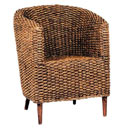 Village furniture water hyacinth tub chair