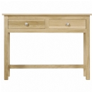 Winchester solid oak console table