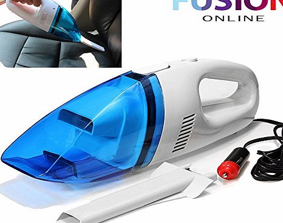 Fusion 12V MINI HANDHELD PORTABLE CAR VACUUM CLEANER HOOVER WET DRY BAGLESS CARVAC VAN (Fusion) (TM)