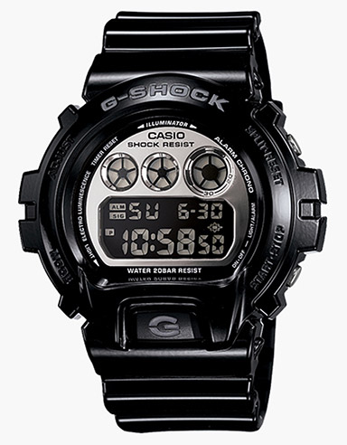 G Shock Chrome Face DW6900NB-1 Watch