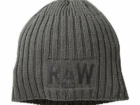 G-Star Mens Originals Hat Beanie, Grey (Raw Grey), One Size