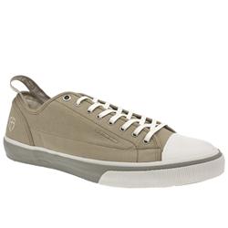 G-Star Raw Male G-Star Raw Campus Serger Drill Fabric Upper Fashion Trainers in Beige