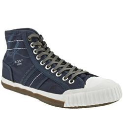 G-Star Raw Male G-star Raw Shogun Haiku Fabric Upper Fashion Trainers in Navy