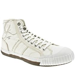 G-Star Raw Male G-star Raw Shogun Haiku Fabric Upper Fashion Trainers in White