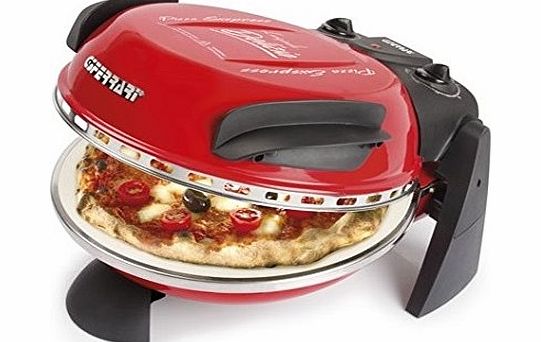 G3Ferrari G3 Ferrari G10006 Delizia Pizza Oven - 1200W in Red