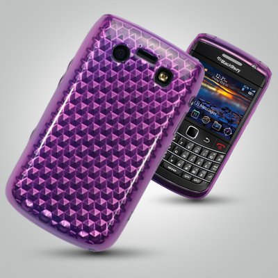 Gadgetmonkey  - BLACKBERRY 9700/9780 BOLD COLOURED INSIDE GEL CASE - PURPLE