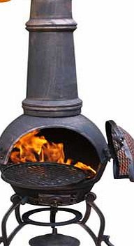 Gardeco Toledo Extra Large Cast Iron Chimenea -