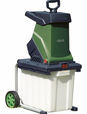 Garden Gear Electric Garden Shredder Will Store 50 Litres of Shredded Material - 2500 Watts.