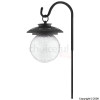 Hanging Crackled Glass Solar Light