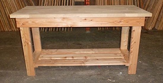 Gardenlarch Workbench Workbench 1.45m long (5ft) 40mm solid Beech Top