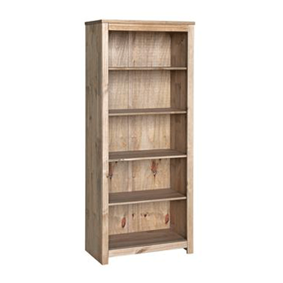 Hacienda Open Pine Bookcase