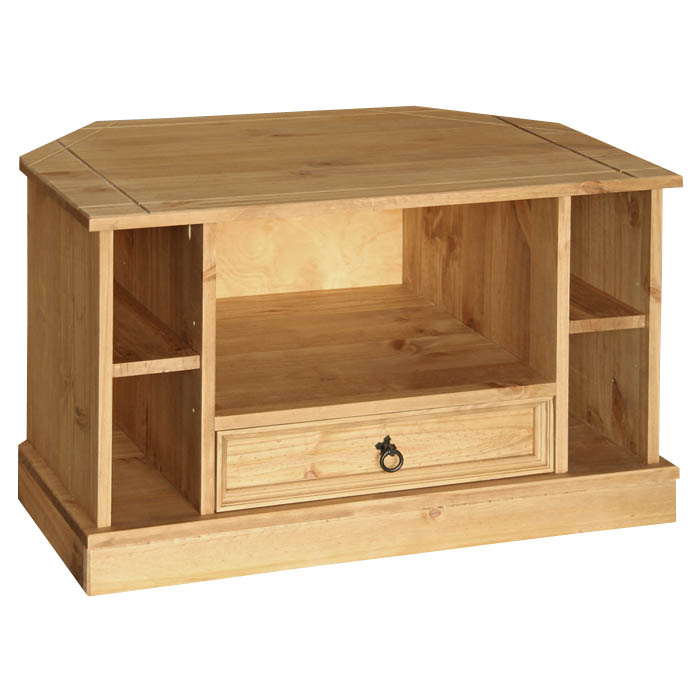 Gardens and Homes Direct Santa Fe Corner Pine TV Cabinet