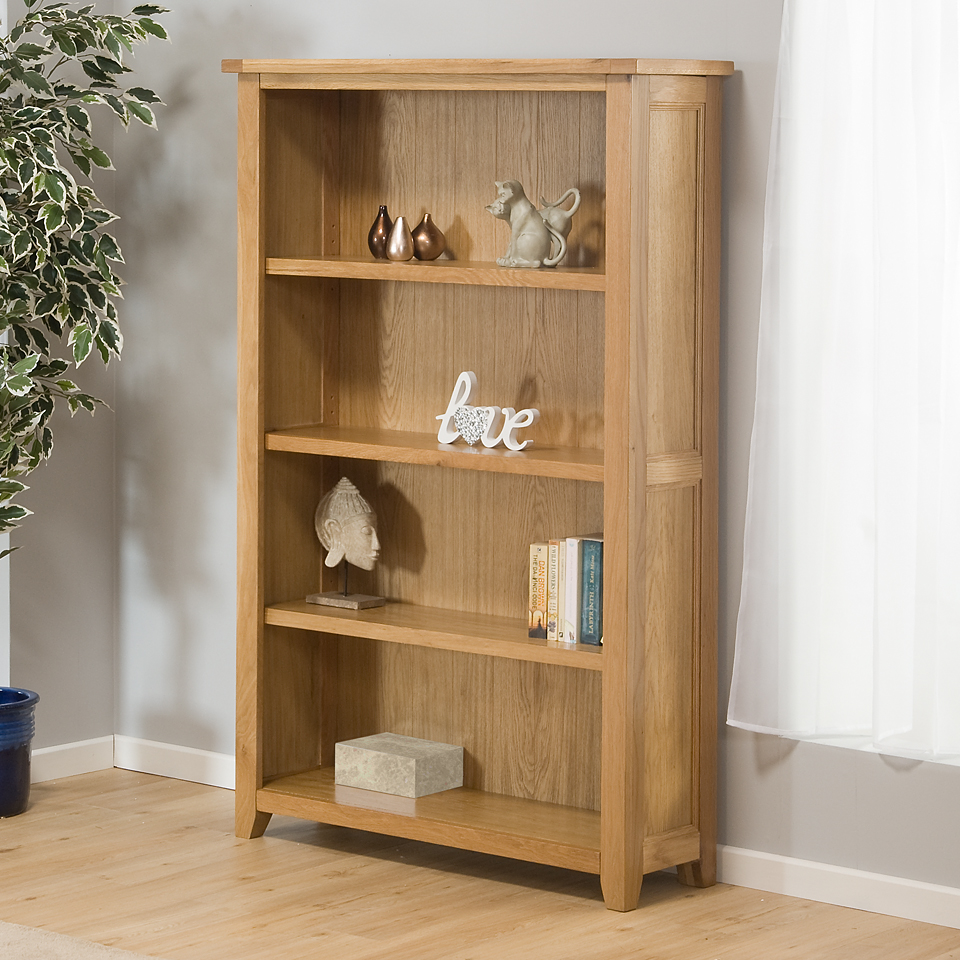 Stirling Oak Large Bookcase