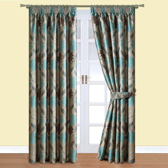 Tavie Curtains Teal 46``x54