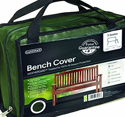 Gardman 3 Seater Garden Bench Cover 1.5 Meter Green