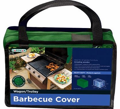 Premium Heavy Duty 48`` Waterproof Trolley / Wagon BBQ Cover