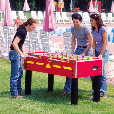 Garlando G-500WP Weatherproof Football Table (Red Table)